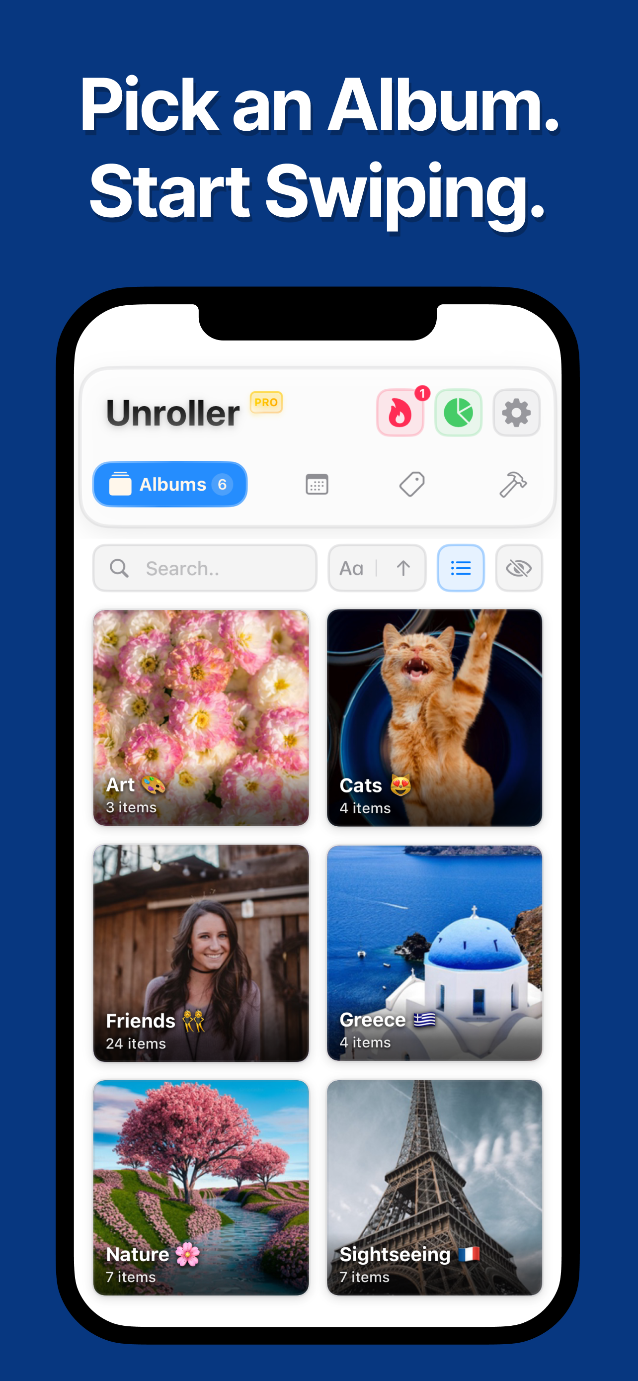 Clean, intuitive interface